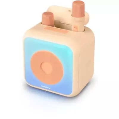 Enceinte karaoké lumineuse BIGBEN - Peche - Bluetooth - 30W - 2 micros sans fil USB-C - Égaliseur - Batterie Li-on Enceinte karaoké lumineuse BIGBEN - Peche - Bluetooth - 30W - 2 micros sans fil USB-C - Égaliseur - Batterie Li-on