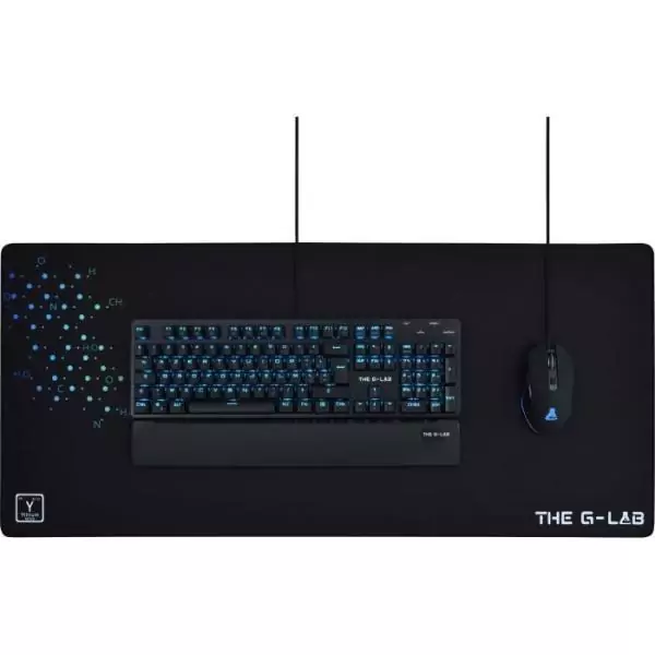 Tapis de Souris - XXL - The G-Lab - PAD YTTRIUM - 900x400x4mm - Noir