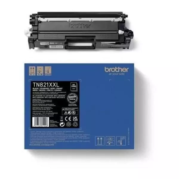Toner noir - BROTHER - TN821XXLBK - 15 000 pages