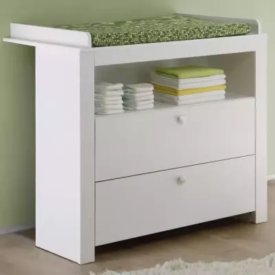 Chambre bébé Trio : Lit 70 x 140 cm + Commode a langer + Armoire OLI Chambre bébé Trio : Lit 70 x 140 cm + Commode a langer + Armoire OLI