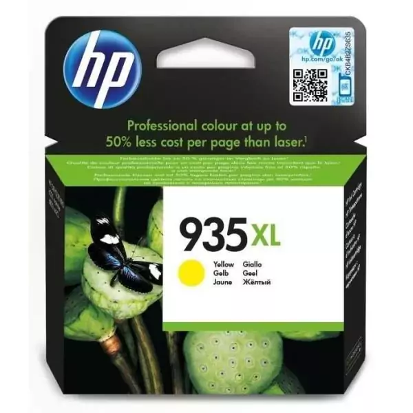 HP 935XL Cartouche d'encre jaune grande capacité authentique (C2P26AE) pour HP OfficeJet 6230/6820/6830