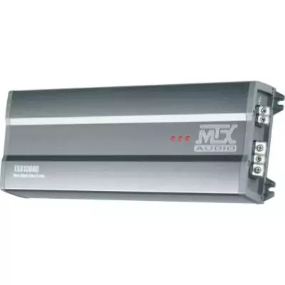 MTX TX81000D Amplificateur voiture Classe-D 1x1000W RMS @2O Télécommande EBC Filtres variables