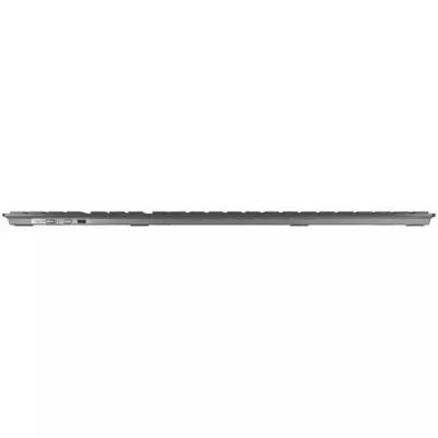 Clavier sans fil 2,4 GHz, Bluetooth - CHERRY KW 9100 SLIM - Rechargeable - Noir