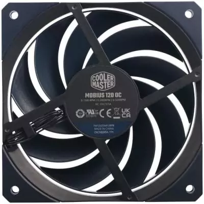 Refroidissement PC performant - COOLER MASTER Mobius 120 OC - 3 vitesses - 3200 tr/min