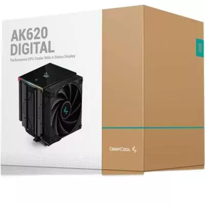 Ventirad CPU Deepcool AK620 Digital Noir - Refroidissement Puissant - 2x120mm