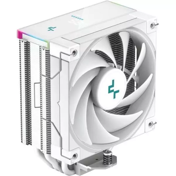 DEEPCOOL - AK400 Digital - R-AK400-WHADMN-G - Ventirad CPU - 120 mm - Blanc - Écran digital et ARGB - 4 Calloducs -TDP 220W