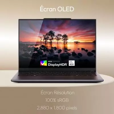 PC Portable MEDION - Signium 14 S1 - 14 - 2,8K OLED - 120Hz - Core 5-120U - RAM 16 Go - SSD 512 Go - Sans OS