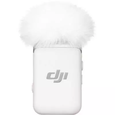 Émetteur sans fil - DJI - Mic 2 - Pearl White - Audio HD - Enregistrement 32 bits