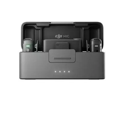 Boîtier de charge - DJI - Mic 2 - Autonomie jusqu'a 18 h - Connexion instantanée Boîtier de charge - DJI - Mic 2 - Autonomie jusqu'a 18 h - Connexion instantanée