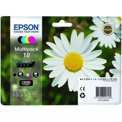 Pack cartouches d'encre Epson PAQUERETTE 4CL - Qualité d'impression exceptionnelle