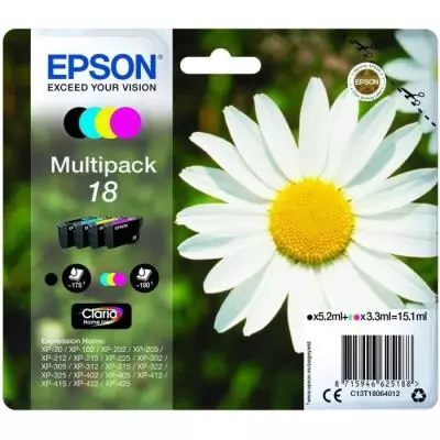 Pack cartouches d'encre Epson PAQUERETTE 4CL - Qualité d'impression exceptionnelle