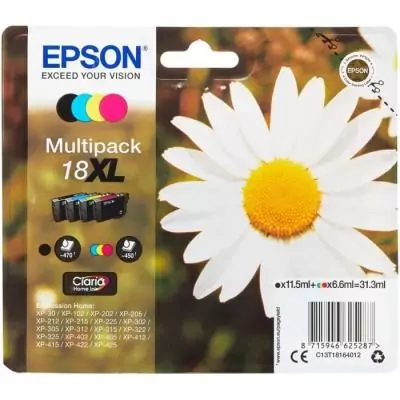 Encre EPSON Multipack XL T1806 - Couleurs vives pour une impression durable