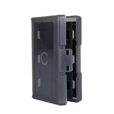 Boîtier de protection et transport - KONIX - Pour cartouches de jeux Nintendo Switch 2 - Antichoc - 24 rangements - Noir Boîtier de protection et transport - KONIX - Pour cartouches de jeux Nintendo Switch 2 - Antichoc - 24 rangements - Noir