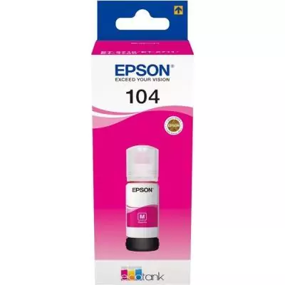 Kit de Recharge Epson EcoTank 104 Magenta - Jet d'encre haute capacité Kit de Recharge Epson EcoTank 104 Magenta - Jet d'encre haute capacité