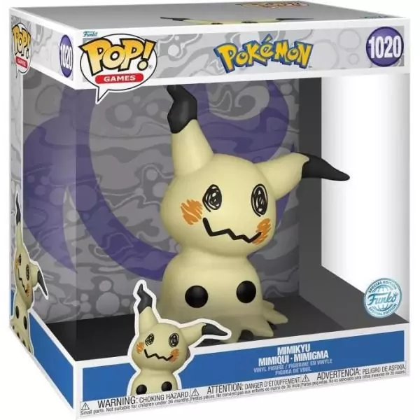 Figurine Funko Pop! Jumbo Games : Pokémon – Mimikyu 1020