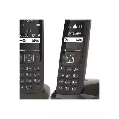 Pack Duo de Téléphones Fixes Blancs Gigaset AS690 - Qualité Sonore Exceptionnelle