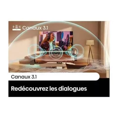 Barre de son - HISENSE - Caisson de basses sans fil - Bluetooth - 3.1 CH - Max 480 W Barre de son - HISENSE - Caisson de basses sans fil - Bluetooth - 3.1 CH - Max 480 W