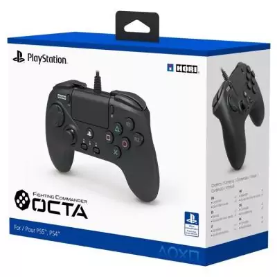Manette filaire PlayStation HORI Fighting Commander OCTA - Noir