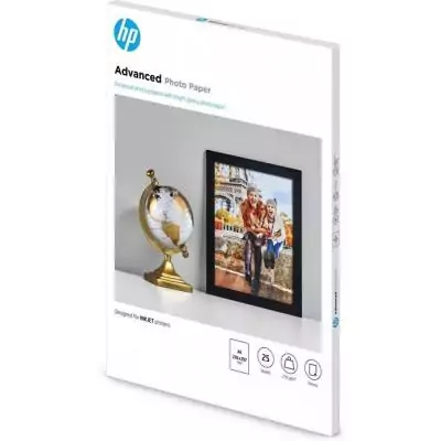 Papier photo HP Advanced a finition brillante - 25 feuilles/A4/210&nbsp;x&nbsp;297&nbsp;mm (Q5456A)