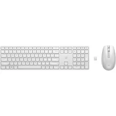 Pack Clavier Souris HP 650 sans fil - AZERTY - Blanc