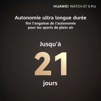 Montre connectée - HUAWEI - Watch GT6 PRO - 46 mm - Noir