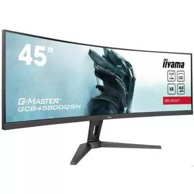 Ecran PC Gamer Incurvé - IIYAMA - 45 - DQHD - 165Hz - Dalle VA - 0,8ms - Ajustable - GCB4580DQSN-B1 Ecran PC Gamer Incurvé - IIYAMA - 45 - DQHD - 165Hz - Dalle VA - 0,8ms - Ajustable - GCB4580DQSN-B1