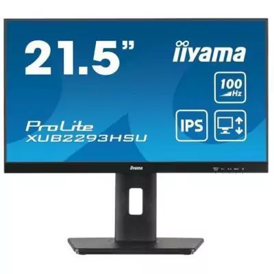 Ecran PC - IIYAMA - 21,5 - 100Hz - Dalle IPS - 1ms - Pied réglable en hauteur + Pivot - Prolite XUB2293HSU-B7