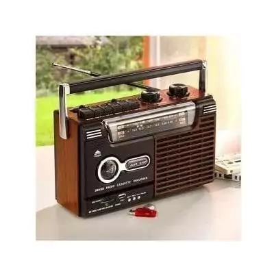 Radio-cassette enregistreur - INOVALLEY - RK10N - Haut-parleur 1 x 8 Watts - AM/FM/SW1/SW2