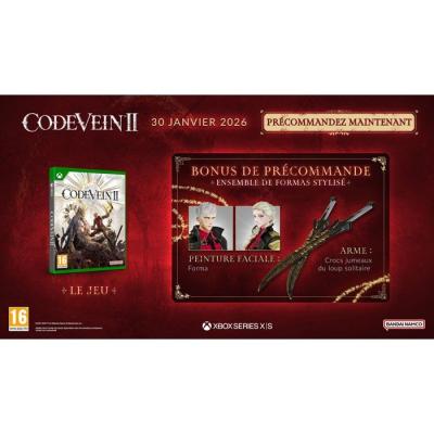 CODE VEIN II pour Xbox Series X - Plongez dans une aventure sombre et palpitante