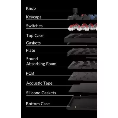 Clavier mécanique gamer - Switch mécanique Brown - KEYCHRON Q10 - ANSI - Rétroéclairage RGB