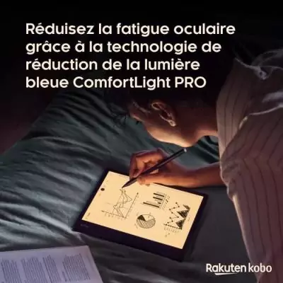 Liseuse Kobo Elipsa 2E – Écran tactile 10,3 – Stylet inclus – WiFi – eBook Reader