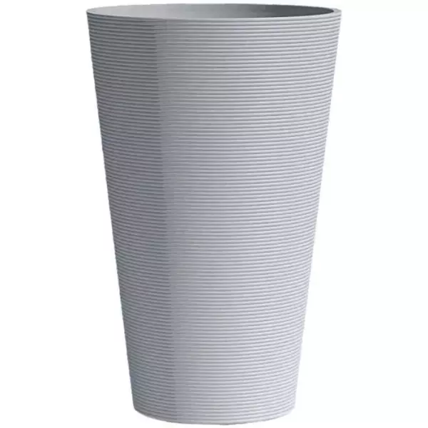 Pot de fleurs haut - GARDEN ID - Green Care Sense Haut Pierre bleue - 55 cm - Garantie 10 ans - 100% recyclé - Résistance UV e