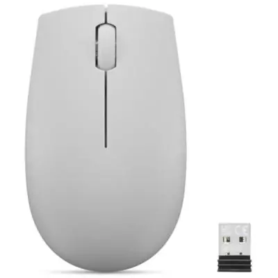 Souris Lenovo 300 Compacte sans fil avec Batterie - Gris, Pratique et Performante