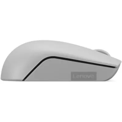 Souris Lenovo 300 Compacte sans fil avec Batterie - Gris, Pratique et Performante