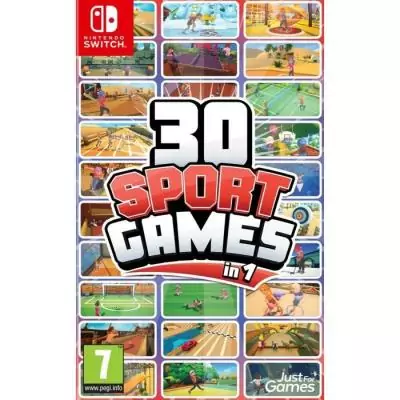 Nintendo Switch: 30 jeux de sport en 1 - Coffret complet - Cartouche