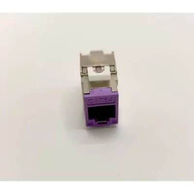 Pack de 8 noyaux keystone RJ45 Cat.6a - LINEAIRE - PRC624AK8 - 2 avec façades colorées Pack de 8 noyaux keystone RJ45 Cat.6a - LINEAIRE - PRC624AK8 - 2 avec façades colorées