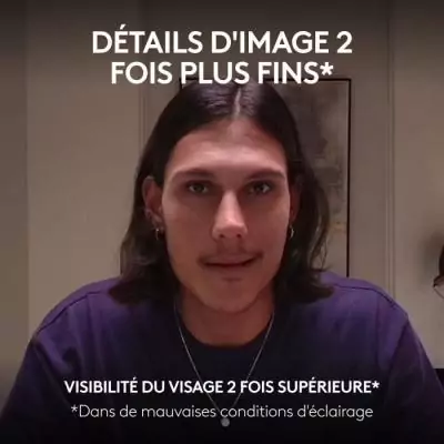 Webcam - Filaire - Logitech - MX Brio - Graphite