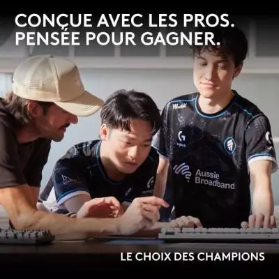 Souris Gamer Ultra Légère Logitech G Pro X Superlight 2 DEX Rose - Sans Fil