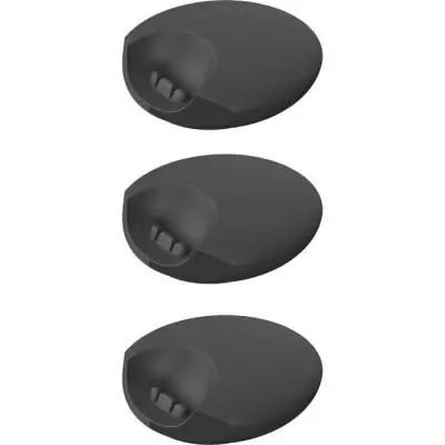 Trio de Téléphones Fixes Sans Fil - LOGICOM DECT ILOA 350 Noir - Pratique et Élégant