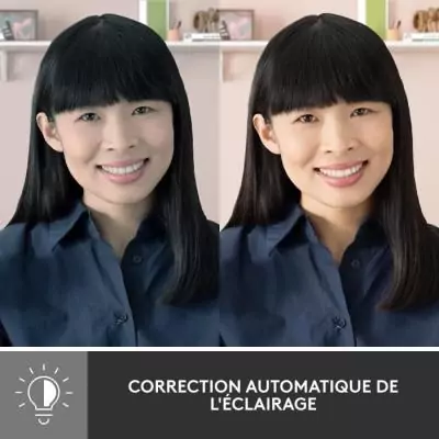 Webcam - Full HD 1080p - Logitech - Brio 300 - Microphone intégré - Graphite