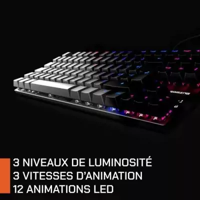 Clavier gamer - Mécanique - Nova Gaming - Sculptor - TKL - LED RGB