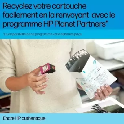 HP Pack de 2 cartouches authentiques d'encre noire/trois couleurs 303