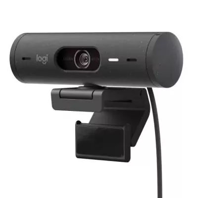 Webcam - Full HD 1080p - Logitech - Brio 500 - Microphone intégré - Graphite