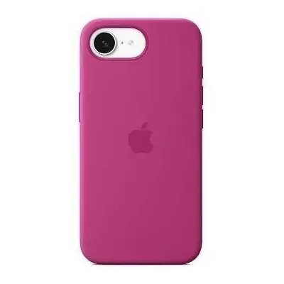 APPLE - iPhone 16E - Coque en silicone - Fuchsia