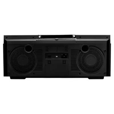 Radio CD Vintage Ghetto Blaster MEDION - DAB+ - Lecture CD/Cassette/USB/MP3 - 2x10W RMS - Noir