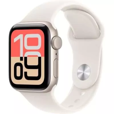 Apple Watch SE 3 GPS 40mm Starlight Aluminium - Sport Band S/M Montre Connectée Apple Watch SE 3 GPS 40mm Starlight Aluminium Ap