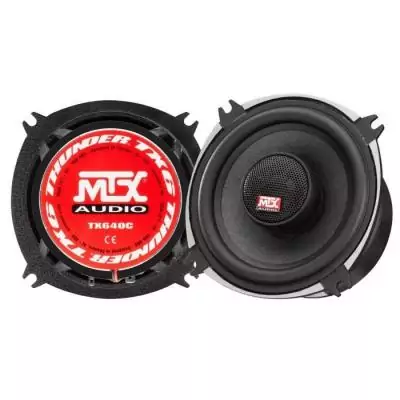 Coaxiaux 2 voies - MTX AUDIO - 10cm 4O 70Wrms - Châssis aluminium - Bobine Ø25mm TIL - Tweeter néodyme Ø22mm