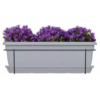 Kit jardiniere avec support en métal et plateau - GARDEN ID Relax - G Kit jardiniere avec support en métal et plateau - GARDEN ID Relax - G