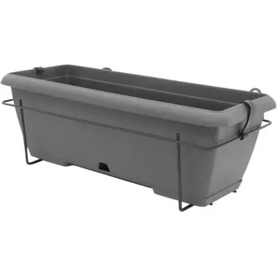 Kit jardiniere avec support en métal et plateau intégré - GARDEN ID Kit jardiniere avec support en métal et plateau intégré - GARDEN ID