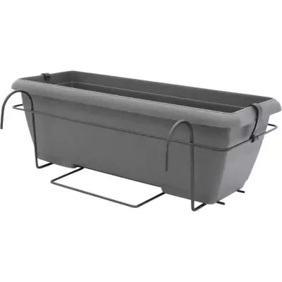 Kit jardiniere avec support en métal et plateau intégré - GARDEN ID Kit jardiniere avec support en métal et plateau intégré - GARDEN ID